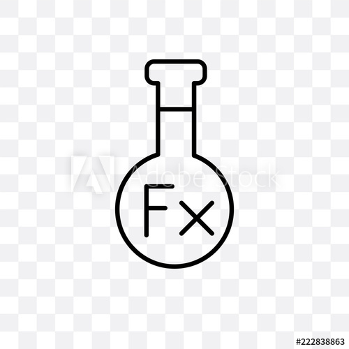 500x500 Formula Icon Isolated On Transparent Background Simple