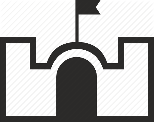 512x405 Building, Flag, Fort, Fortress, Roof Icon