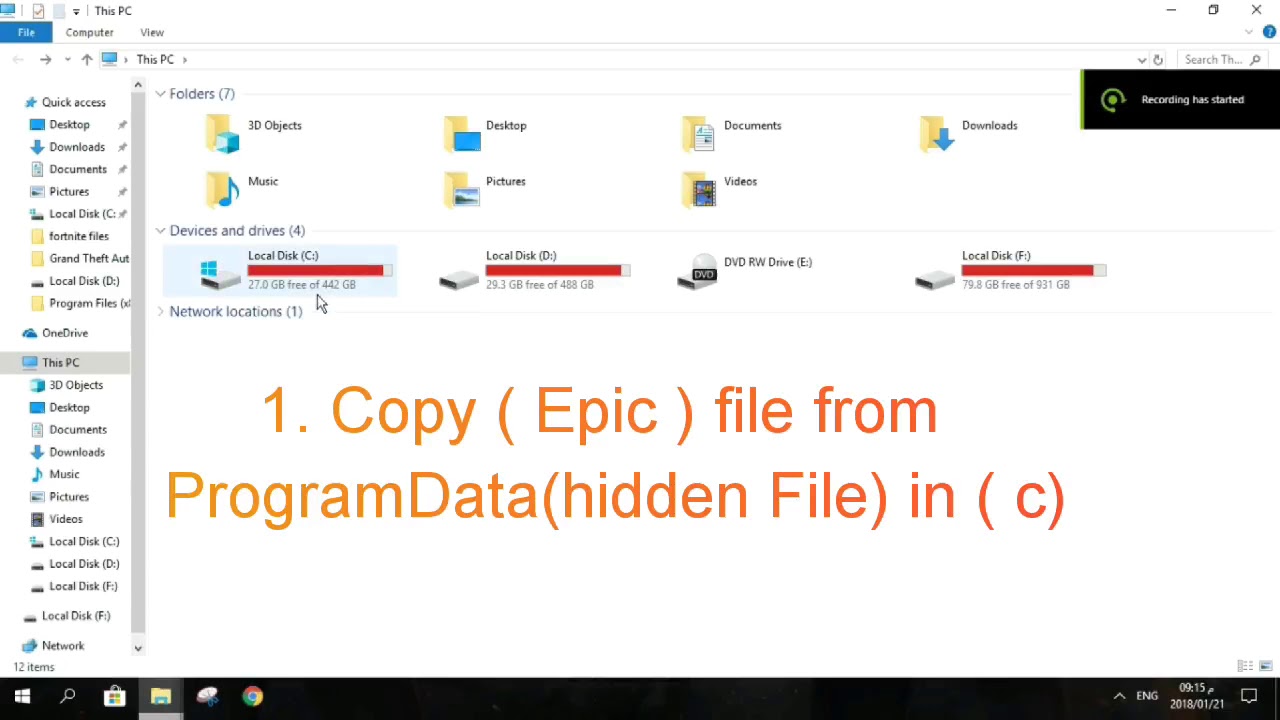 1280x720 How To Copy Fortnite To Another Pc