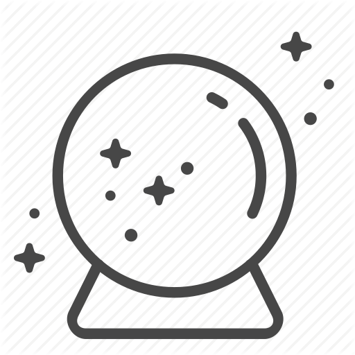 512x512 Fortune Teller, Glass Ball, Magic, Oracle, Sorcery, Witchcraft Icon