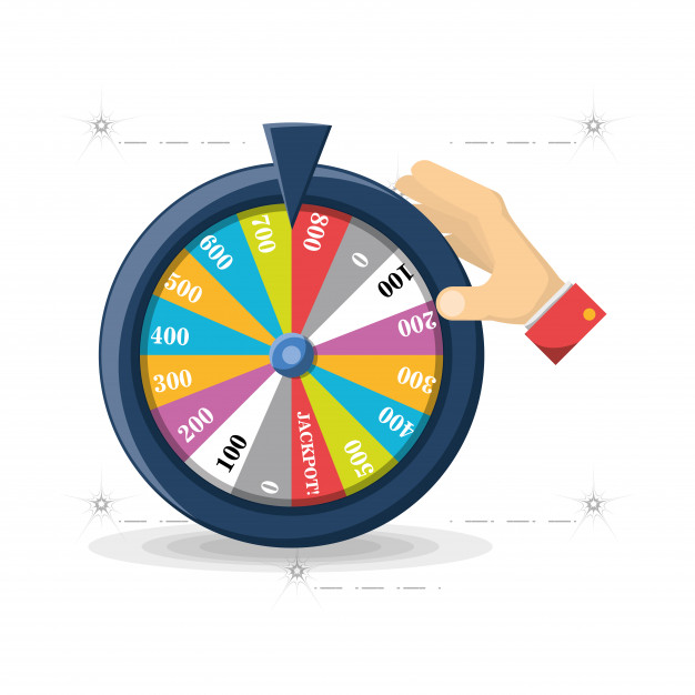 626x626 Hand Turning A Fortune Wheel Icon Vector Premium Download