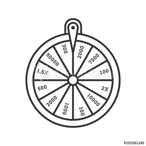 500x500 Wheel Of Fortune Linear Icon