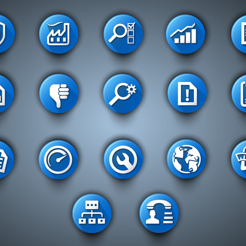 500x500 Design Modern Icon Set Of For Leading Software Company