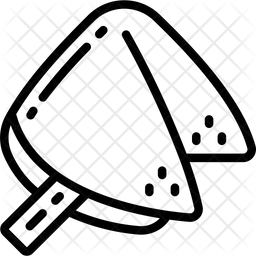 256x256 Fortune Cookie Icon Of Line Style