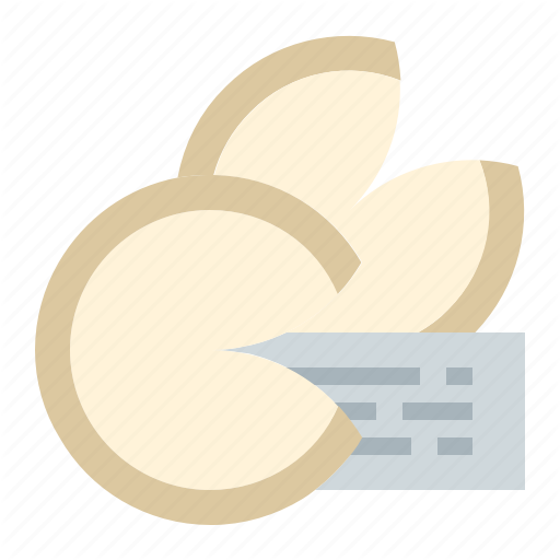 512x512 Chinese New Year, Food, Fortune Cookie, Lucky, Lunar, Oriental