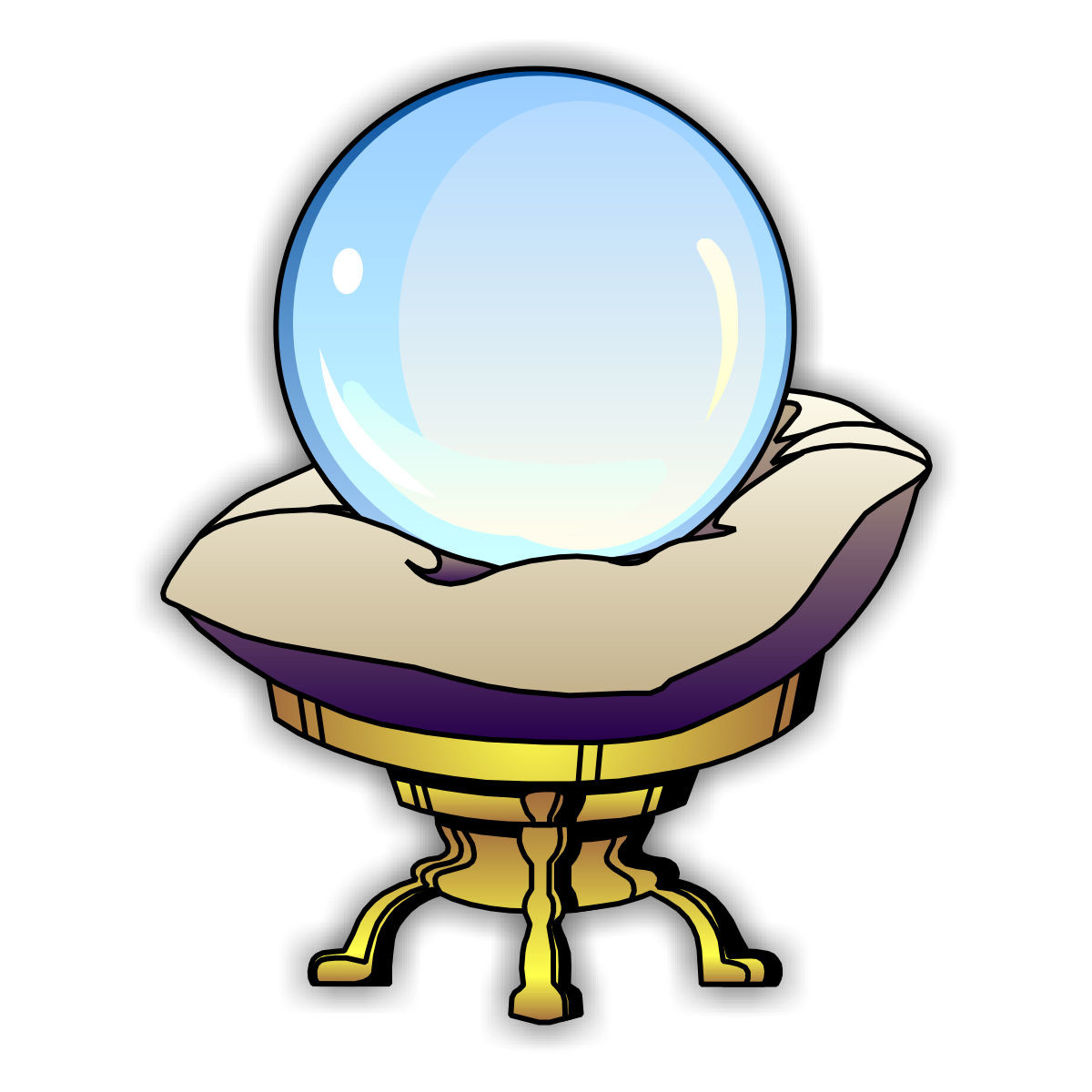 1200x1200 Fortune Teller Globe Clipart