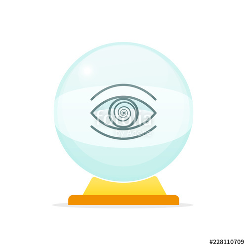500x500 Fortune Teller Crystal Ball Icon Clipart Image Isolated On White