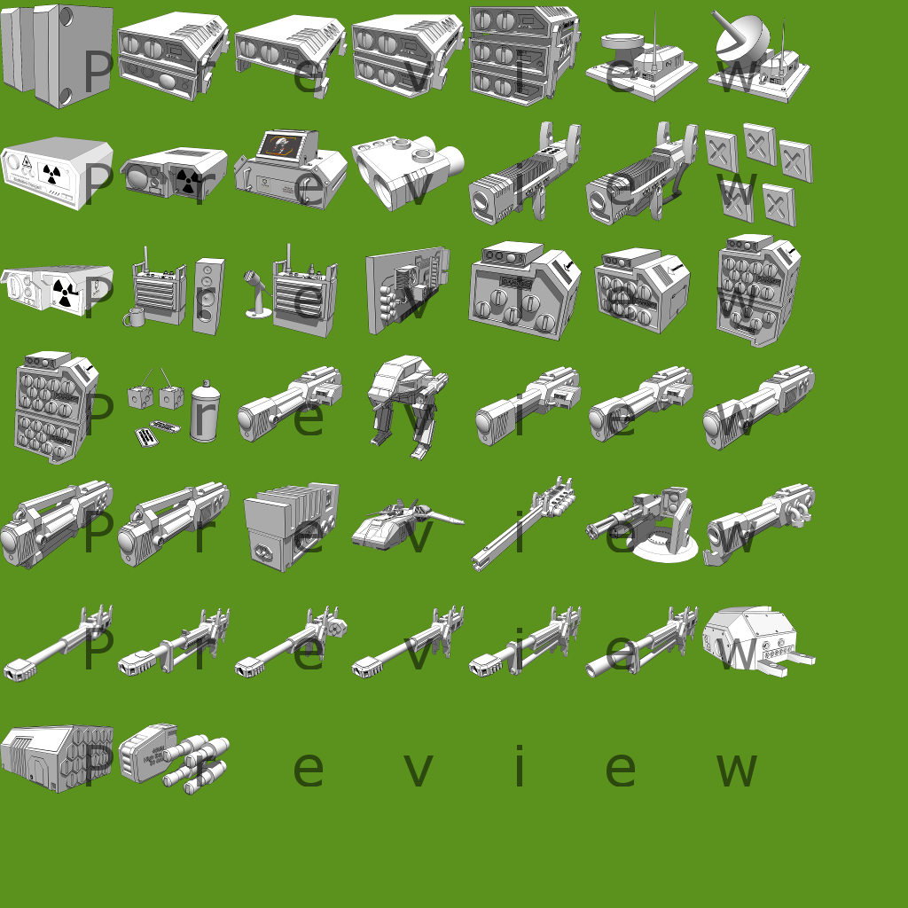 1024x1024 Icon Packsci Fi Vehicle Items