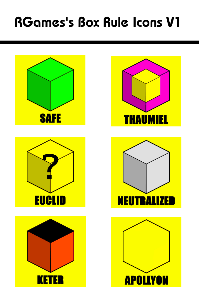 678x1000 Decided To Make A Scp Box Rule Icon Pack