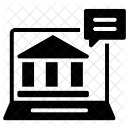 University Forum Icon Of Glyph Style 256x256 University Forum Icon Of Glyph Style