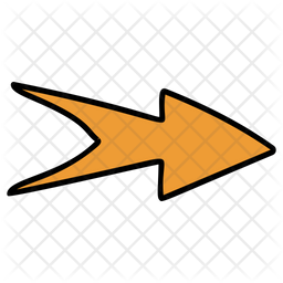 256x256 Forward Arrow Icon Of Doodle Style