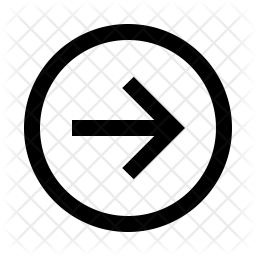 256x256 Forward Arrow Icon Of Line Style