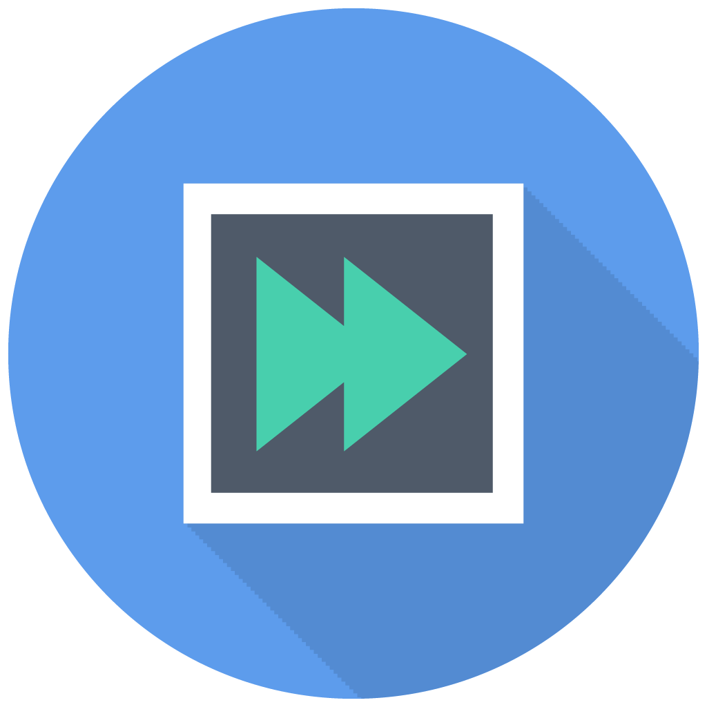 1024x1024 Forward Icon Free Flat Multimedia Iconset Designbolts