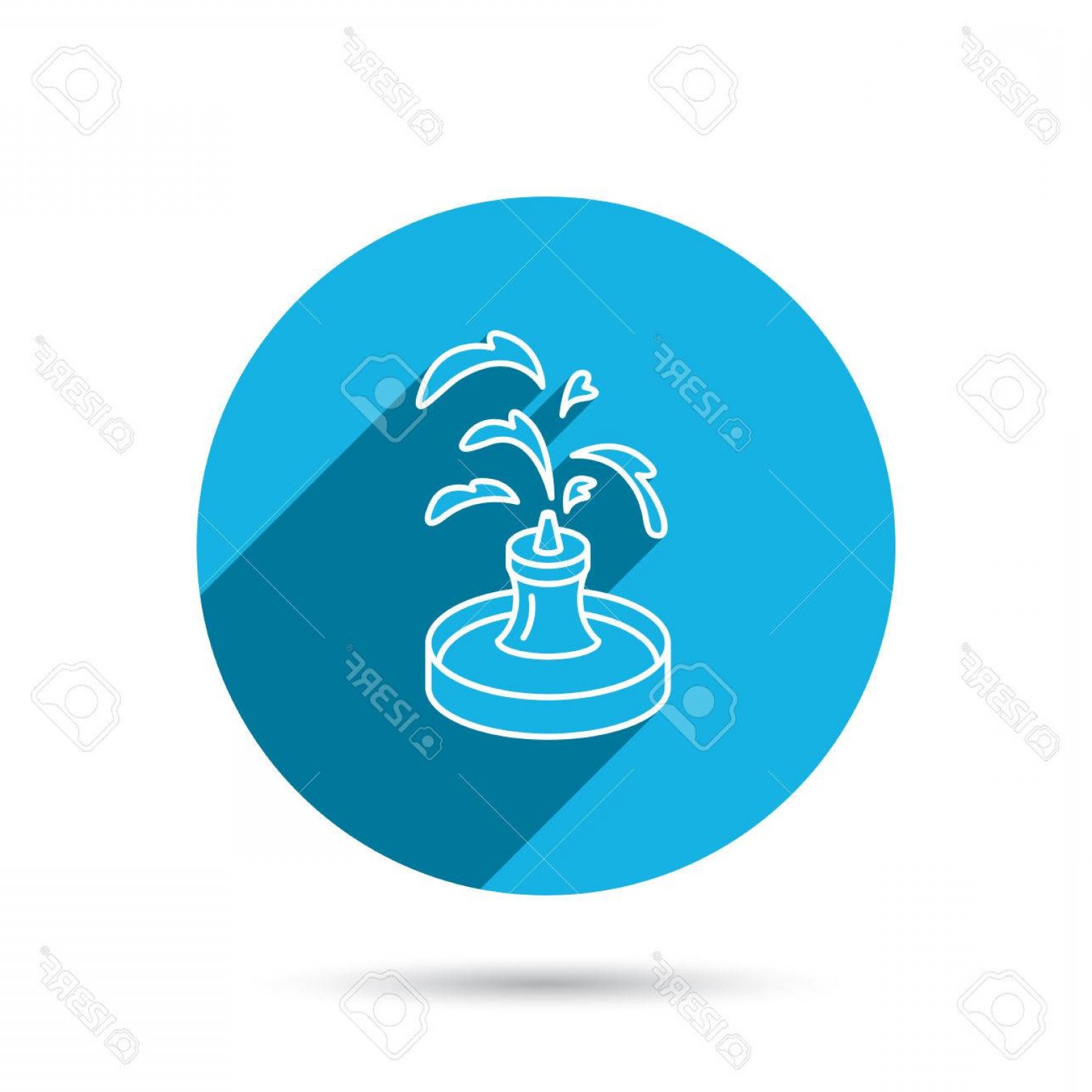 1560x1560 Photostock Vector Fountan Water In Park Sign Architecture