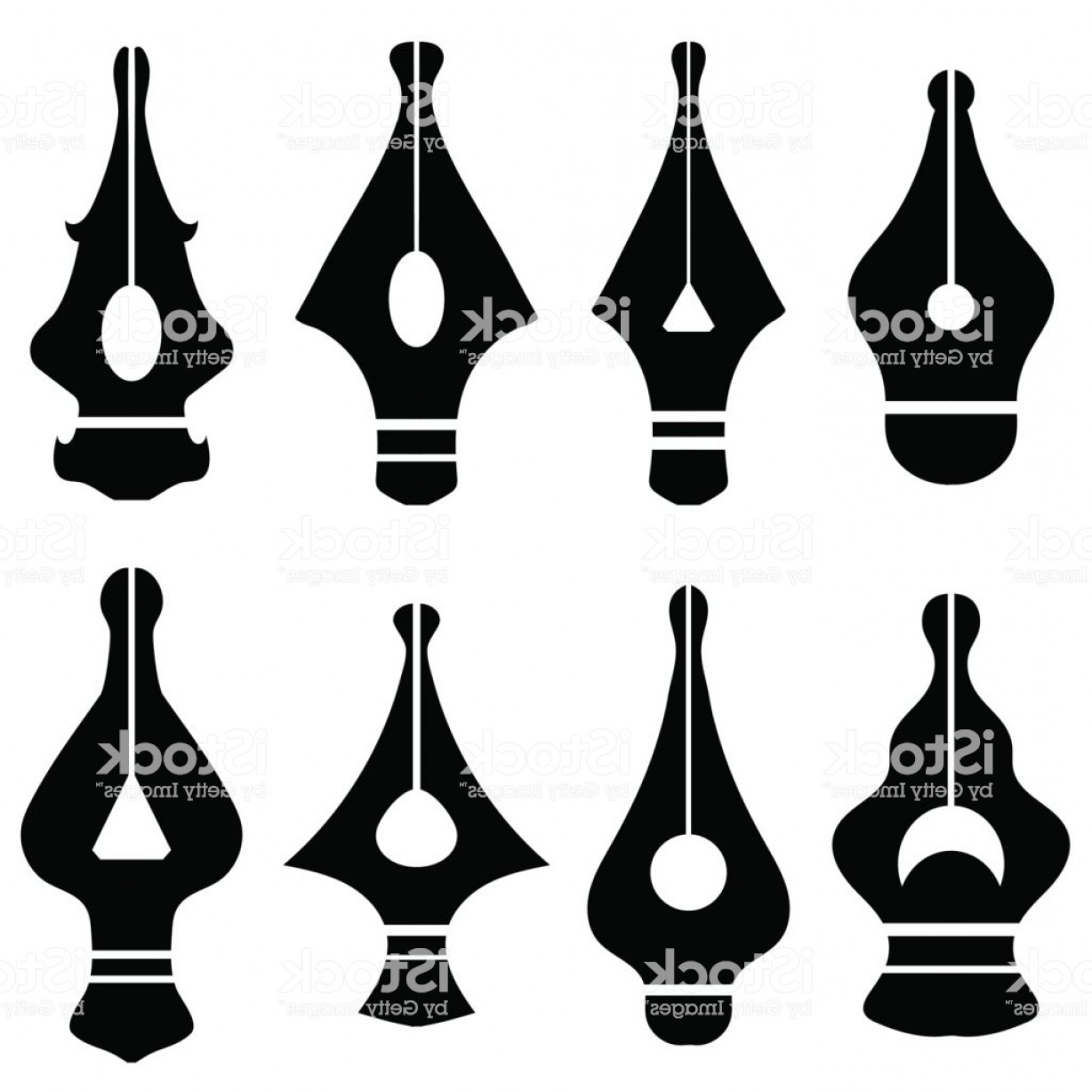 1228x1228 Fountain Pen Tip Vector Hoodamathrun