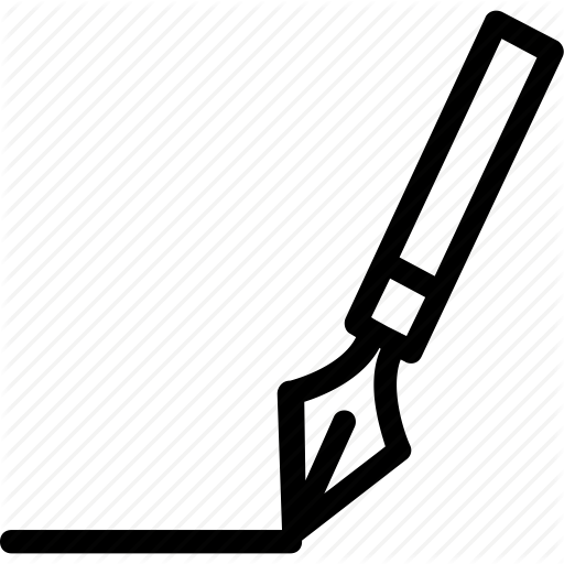 512x512 Fountain Pen, Ink Pen, Pen, Pen Nib, Pen Tip Icon
