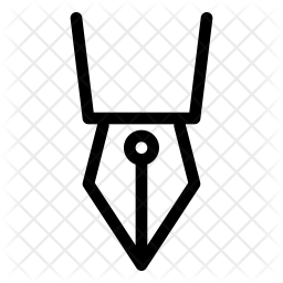 256x256 Fountain Pen Icon Of Line Style