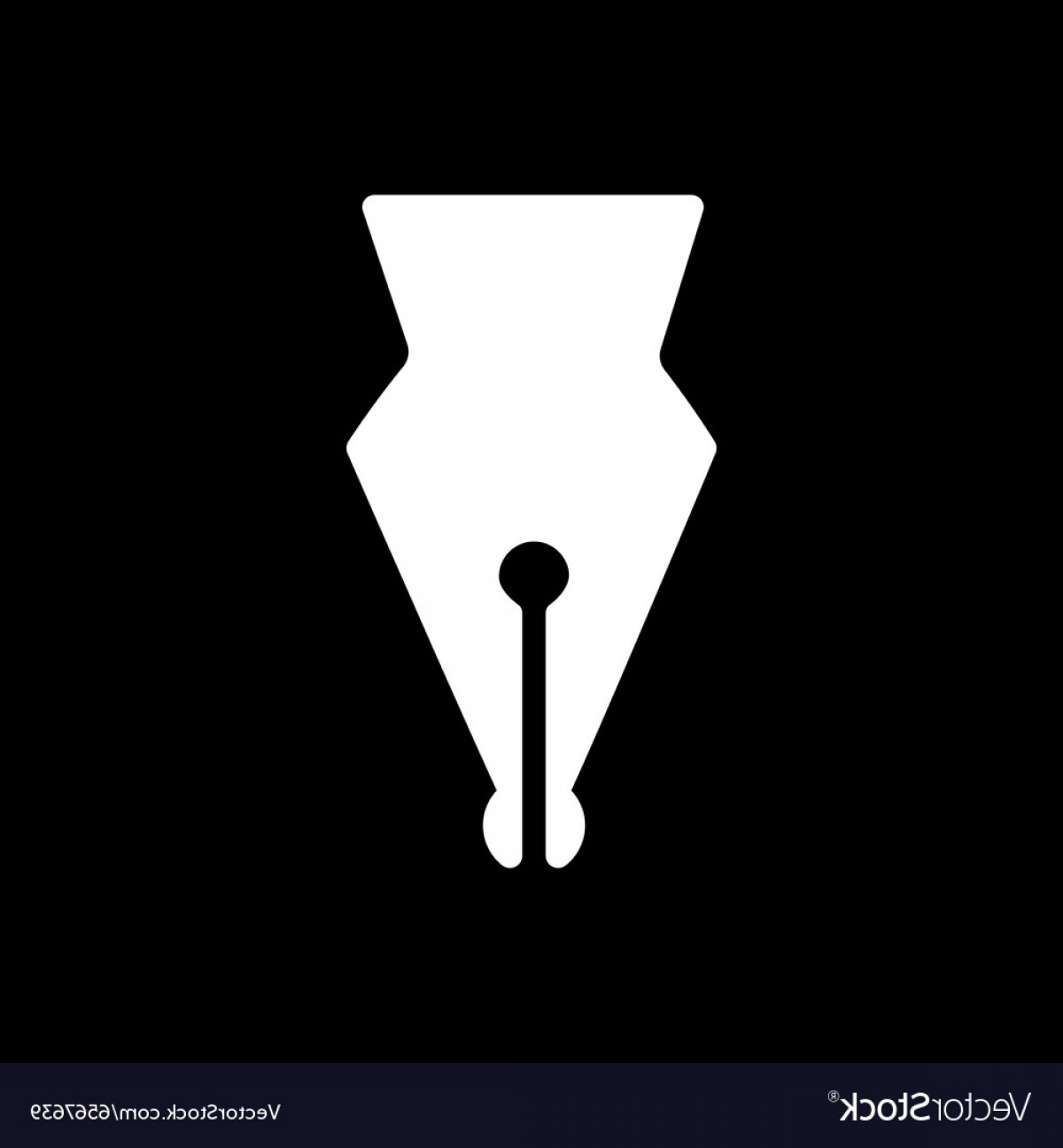 1200x1296 The Pen Icon Fountain Pen Symbol Flat Vector Soidergi