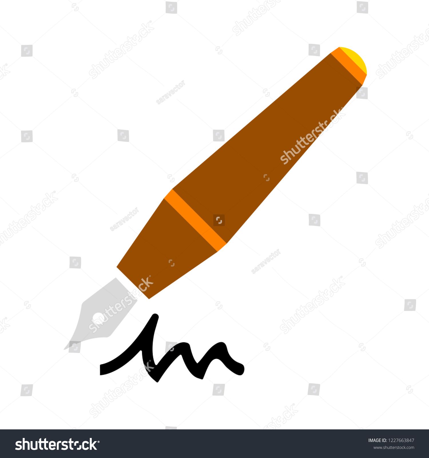 1500x1600 Fountain Pen Writing Vector Ink Fountain Pen Icon, Calligraphy