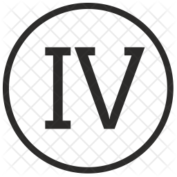 256x256 Four Icon Of Glyph Style