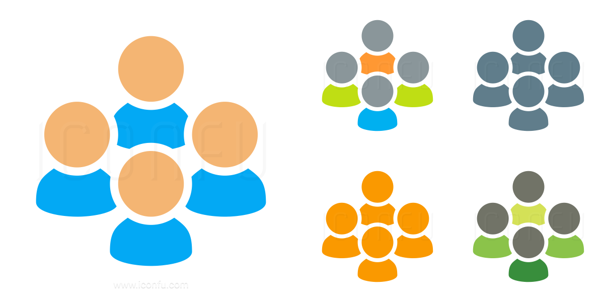 1200x600 Users Four Icon