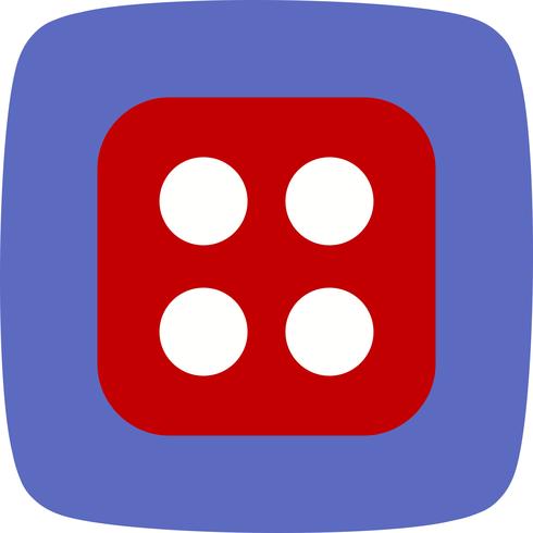 490x490 Dice Four Vector Icon
