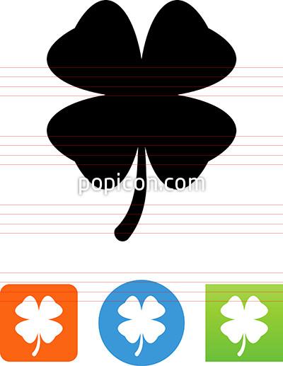400x517 Four Leaf Clover Icon