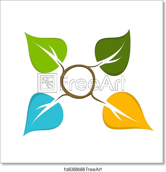 Free Art Print Of Four Seasons Abstract Icon Freeart 561x581 Free Art Print Of Four Seasons Abstract Icon Freeart