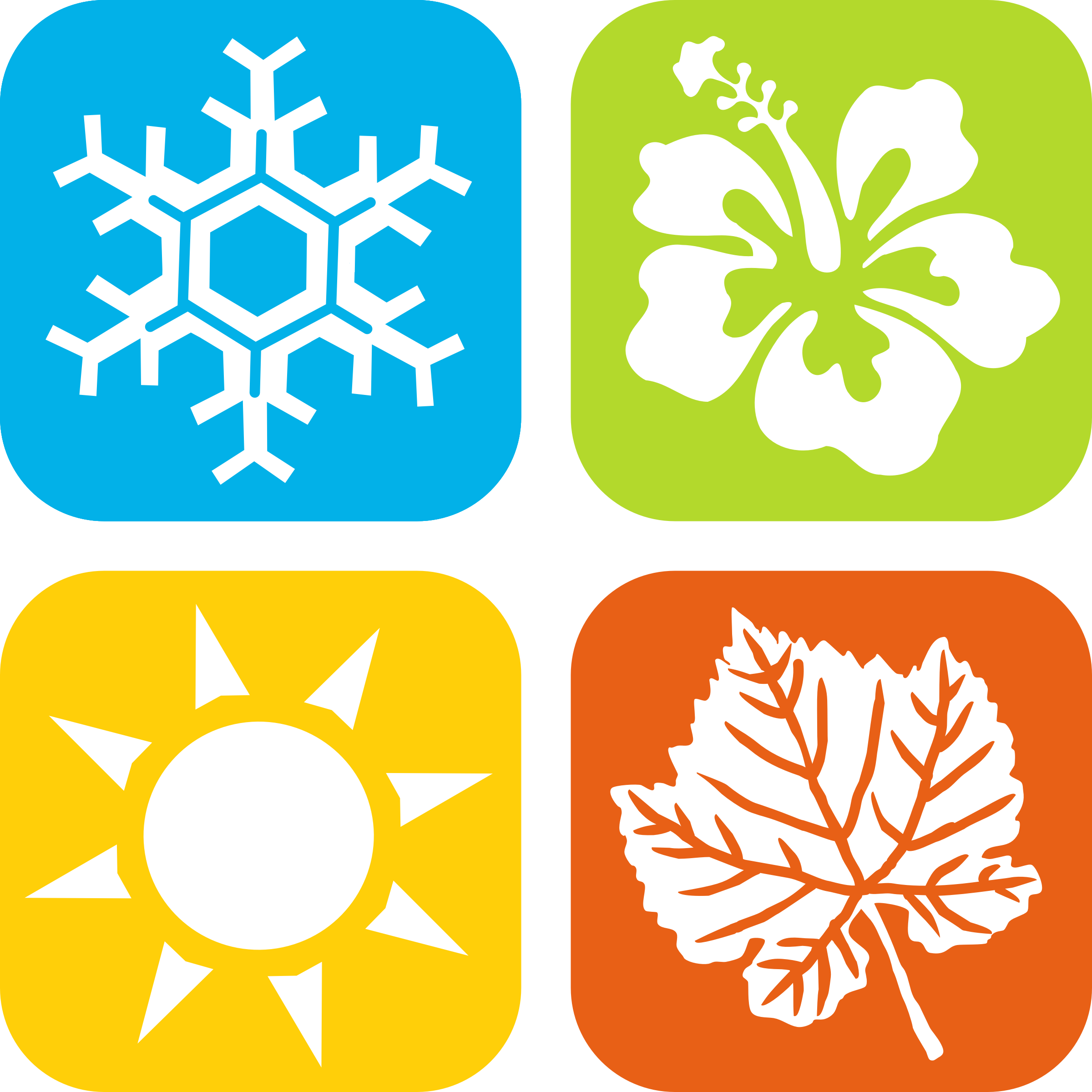 Seasons Icons 2400x2400 Seasons Icons