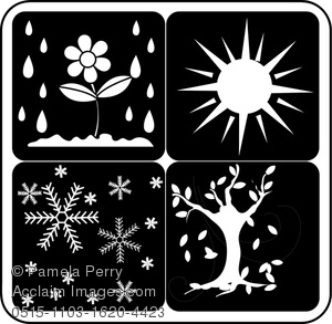 Clip Art Illustration Of The Four Seasons Icon 300x293 Clip Art Illustration Of The Four Seasons Icon