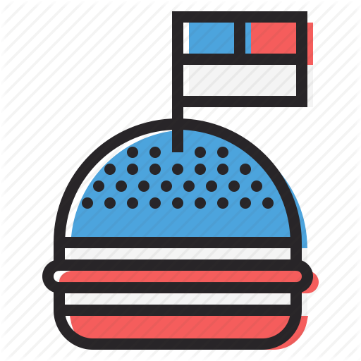 512x512 American, Burger, Celebration, Flag, Hamburger, Independence Day