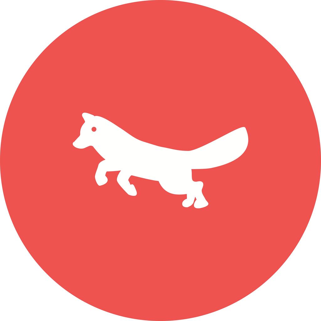 1024x1024 Fox Flat Round Icon