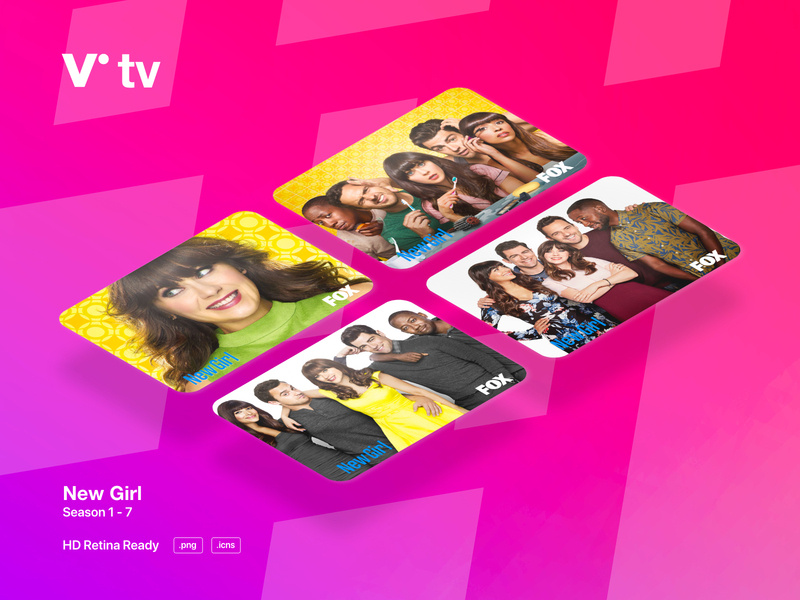 800x600 New Girl Tv Icons
