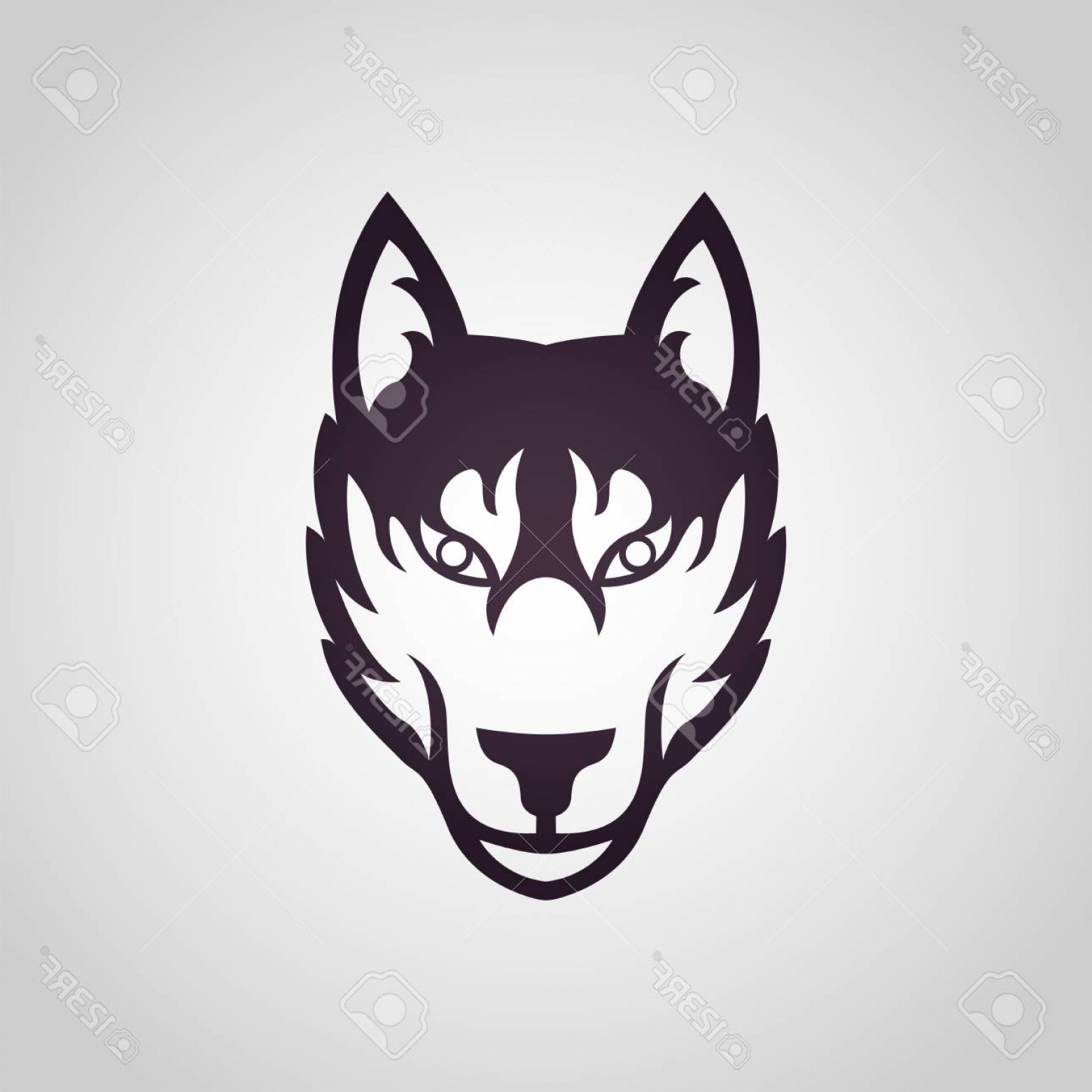 1560x1560 Photostock Vector Fox Vector Logo Icon Illustration Hoodamathrun