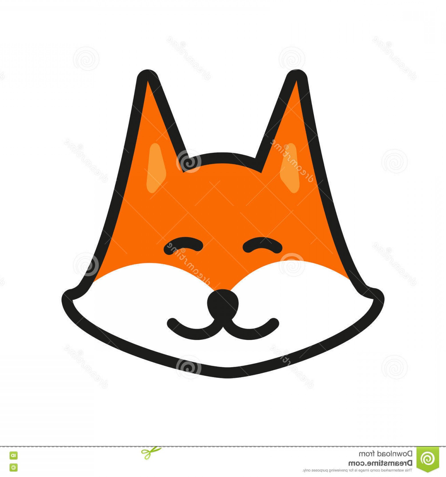 1560x1668 Stock Illustration Fox Vector Icon Illustration Logo Cartoon Cute