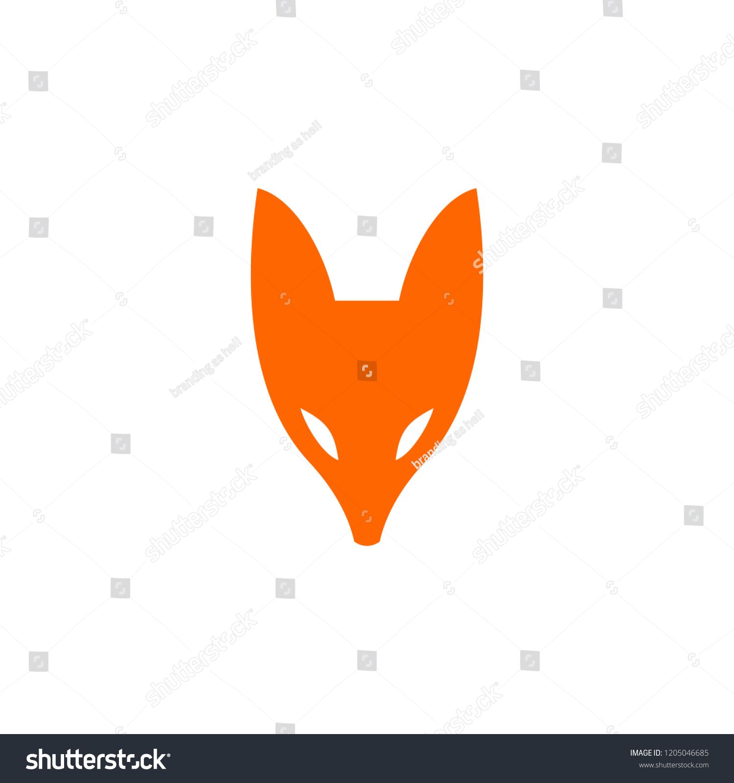 1500x1600 Fox Logo Vector Icon Illustration