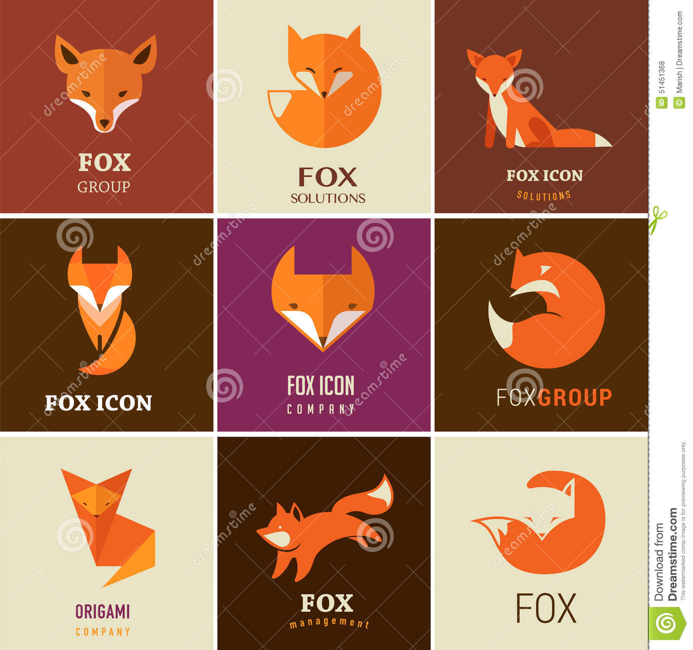 1385x1300 Fox Icons, Illustrations And Elements Stock Vector