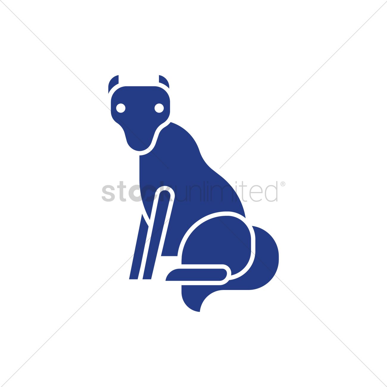 Fox Icon Vector Image 1300x1300 Fox Icon Vector Image