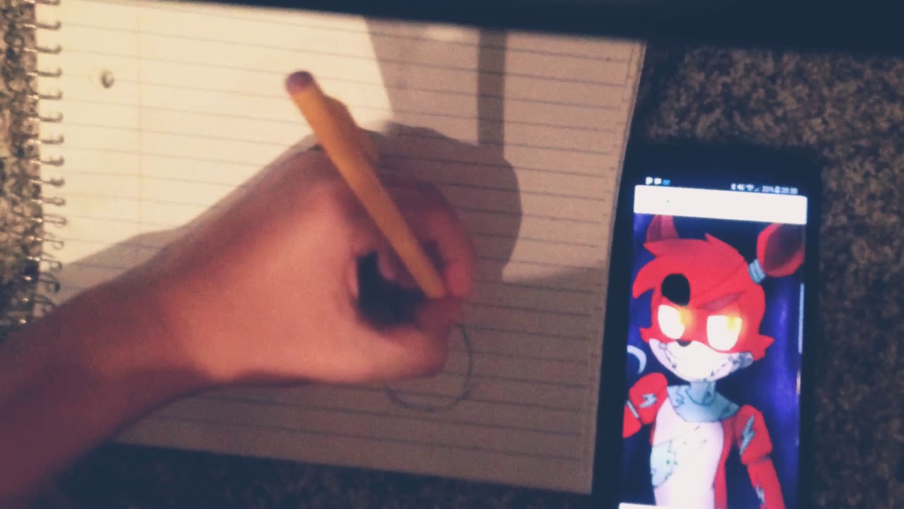 1280x720 Drawing Foxy Icon Timelapse Pt Drawing Foxy