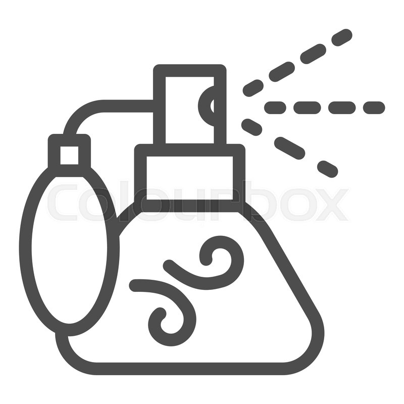 800x800 Perfume Line Icon Fragrance Vector Stock Vector Colourbox