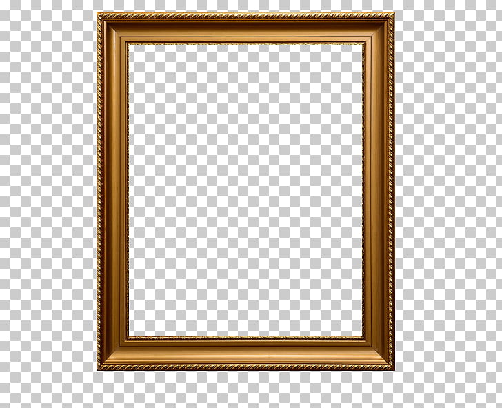 Frame Icon, Golden Frame, Square Brown Photo Frame Png Clipart. 