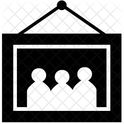 256x256 Frame Icon Of Glyph Style