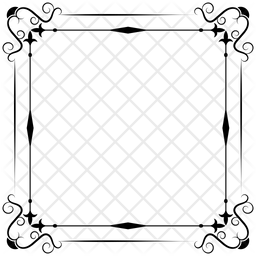 256x256 Square Frame Icon Of Line Style