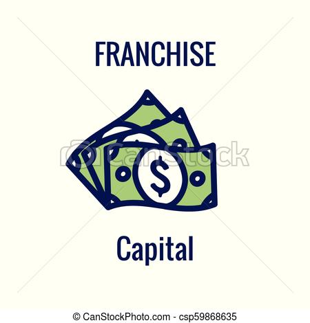 450x470 Franchise Icon Set With Home Office, Corporate Headquarters