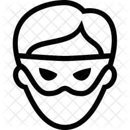 256x256 Fraud Icon Of Line Style