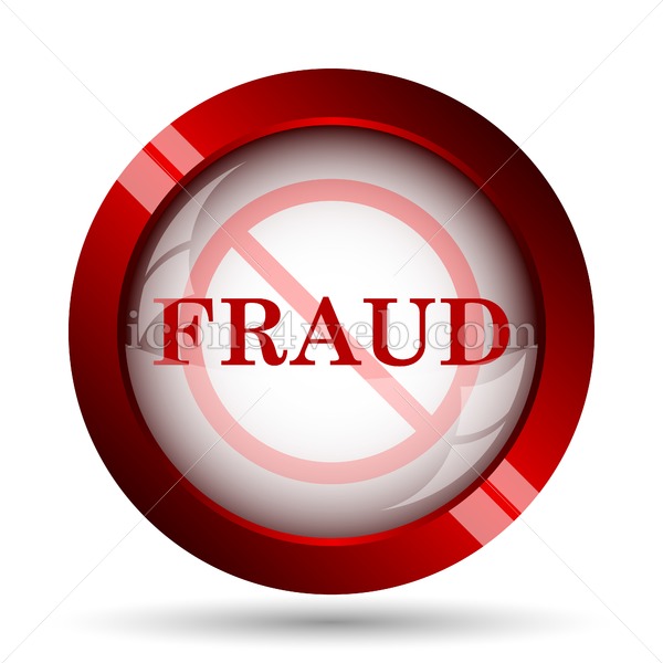 600x600 Fraud Forbidden Website Icon High Quality Web Button