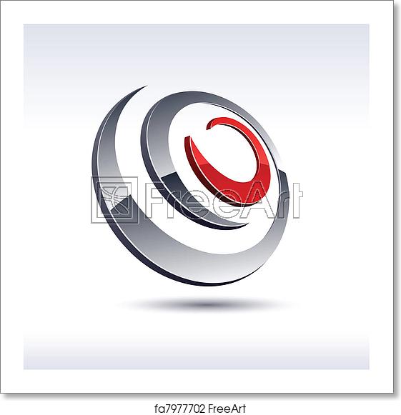 561x581 Free Art Print Of Abstract Icon Abstract Modern Spiral Logo
