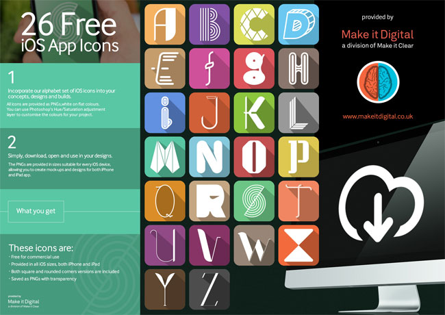650x460 Free Ios Alphabet App Icons