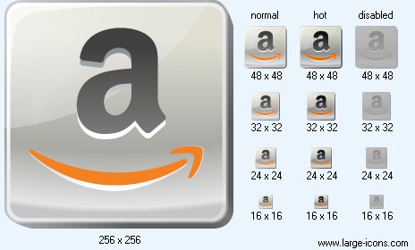 464x280 Amazon Icon Image Free Social Media Icons