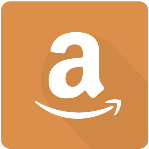 512x512 Amazon, Design, Ecommerce, Material, Online, Shopping, Square Icon
